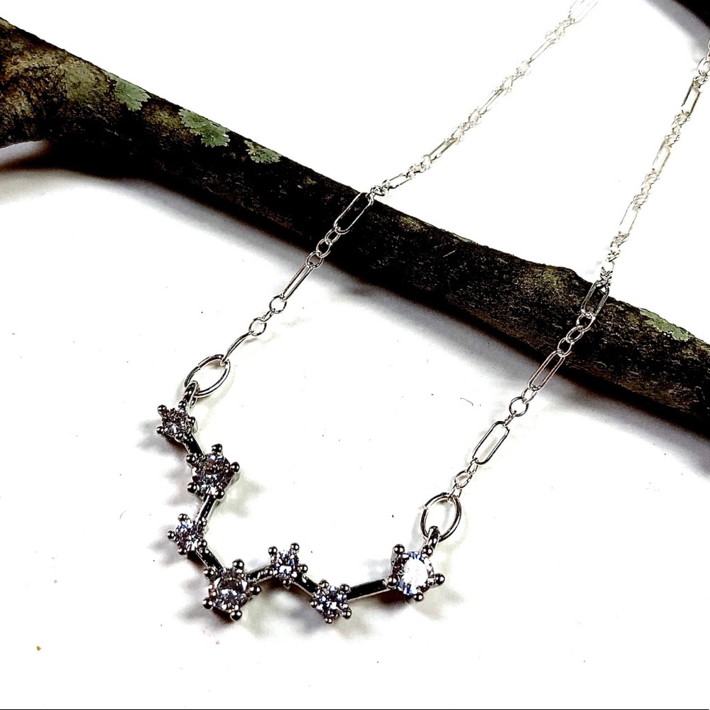 Pisces Necklace, Constellation, Zodiac, Astrology